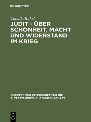 cover image of Judit – über Schönheit, Macht und Widerstand im Krieg